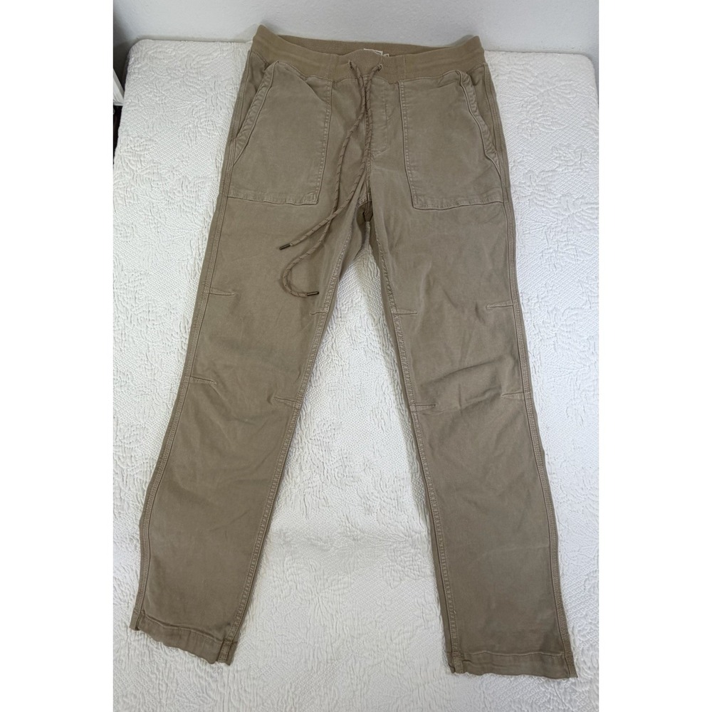 Faherty Stretch Traveler‎ Pant Desert Tan Drawstring Utility Size M